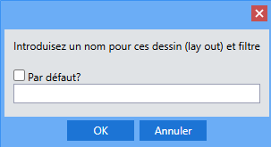Sauver la configuration sous le code sélecté Sauver la configuration sous le code sélecté